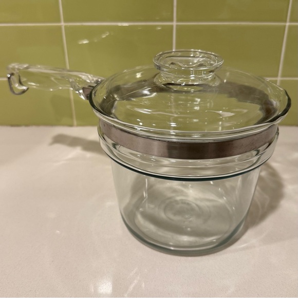 Pyrex Flameware 1 1/2 Quart Double Boiler - Upper Insert Only - Picture 3 of 6